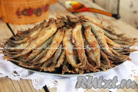 Рецепт корюшки, жареной на сковороде