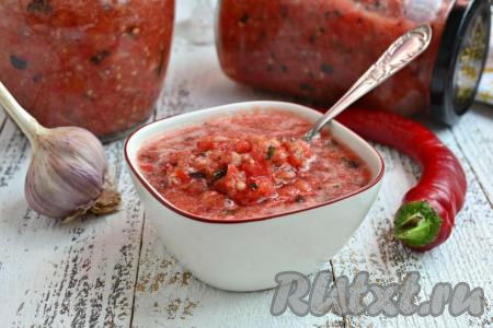 Рецепт сырой аджики на зиму