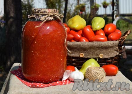 Квашеная аджика без варки