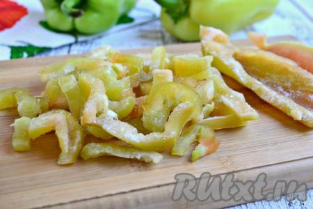 Как заморозить болгарский перец на зиму кусочками