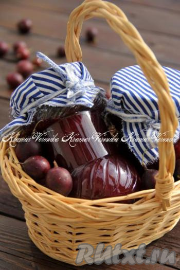 Джем из крыжовника с агар-агаром