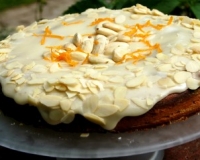 Апельсиново-миндальный пирог