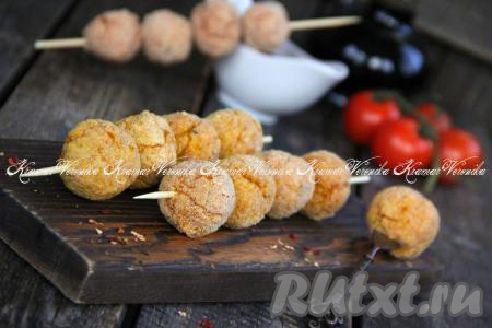 Куриные крокеты