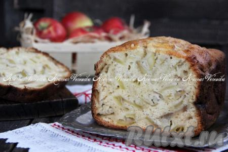 Шарлотка с яблоками в хлебопечке