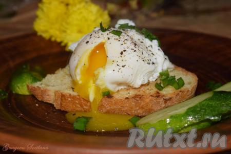Рецепт яйца пашот с уксусом