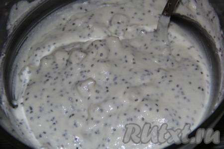 Масса получится не тяжёлой и не густой. 