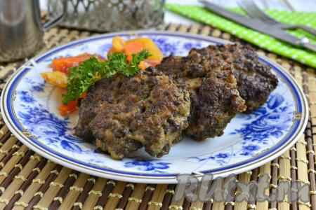 Котлеты из свиной печени с манкой