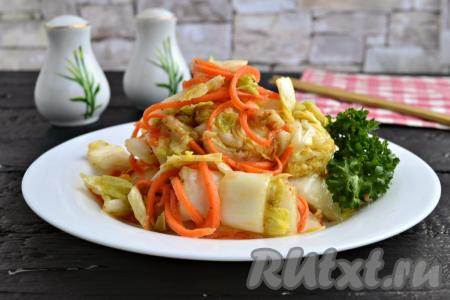 Салат из пекинской капусты по-корейски