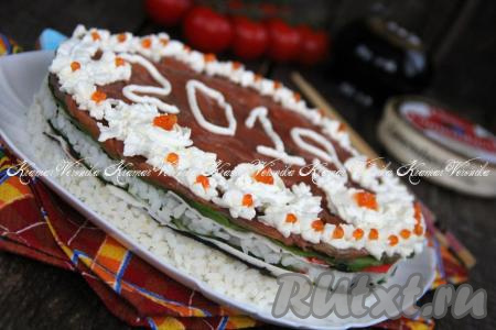 Как приготовить суши торт