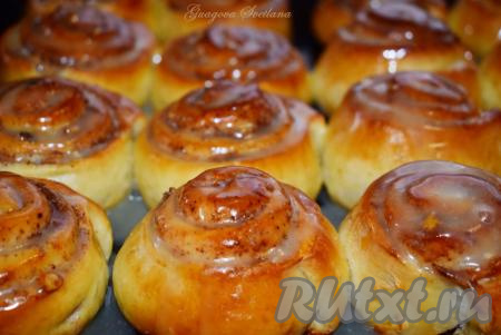 Булочки "Синнабон" с корицей 
