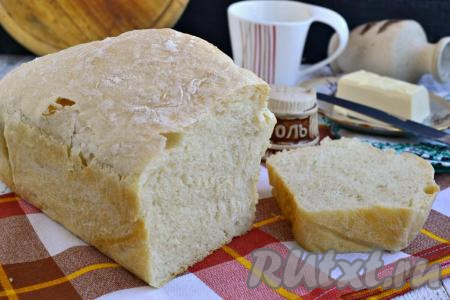 Хлеб без замеса в духовке