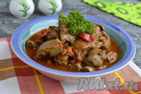 Рецепт подливы из куриной печени
