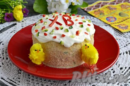Салат "Пасхальный кулич"
