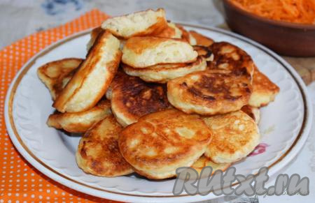 Оладьи с квашеной капустой 