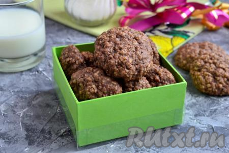Овсяное печенье с какао