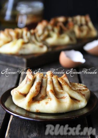 Блины с творогом и сыром