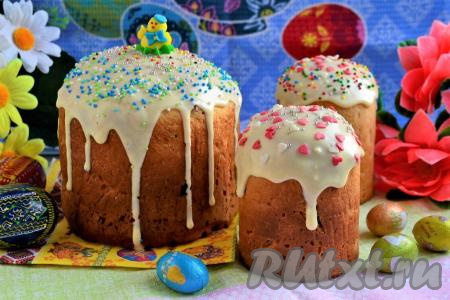 Пасхальный воздушный кулич