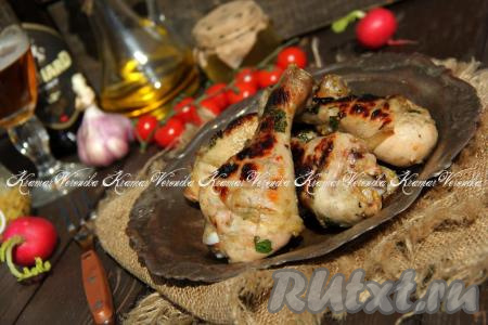 Куриные ножки на мангале