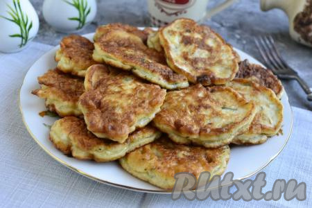 Оладьи из рубленного куриного филе
