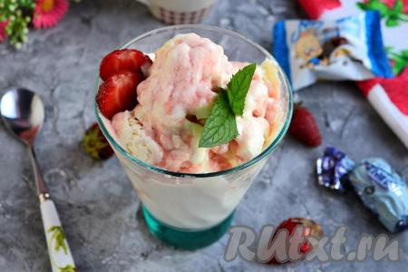 Мороженое из творога и сгущёнки