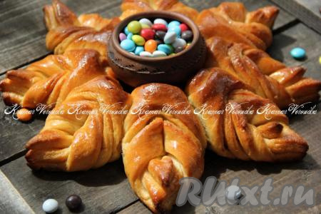 Пирог из булочек