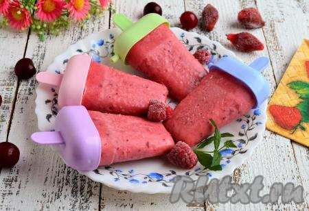 Фруктово-ягодное мороженое