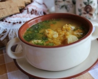 Рецепт куриного супа с чечевицей
