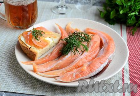 Как засолить брюшки сёмги