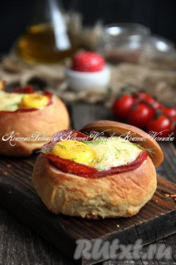Фаршированные булочки в духовке