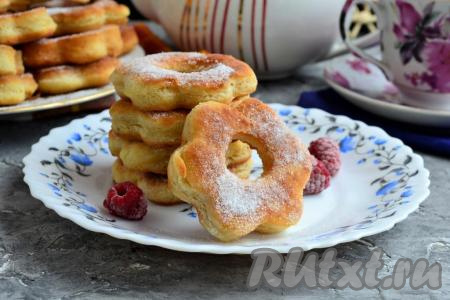 Творожные пончики, жареные на сковороде