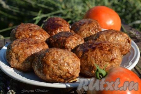 Курино-говяжьи котлеты