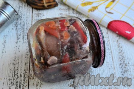 Баклажаны, маринованные с болгарским перцем на зиму