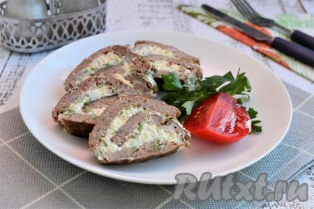 Рулет из куриной печени