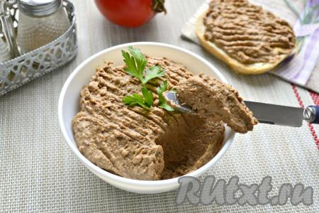 Паштет из куриной печени со сливками
