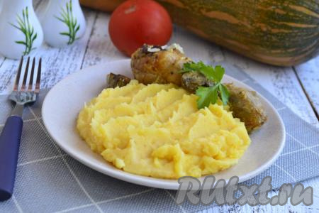 Картофельное пюре с тыквой