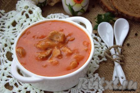 Подлива из свинины с томатной пастой
