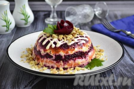 Салат с морковью, свеклой и сыром