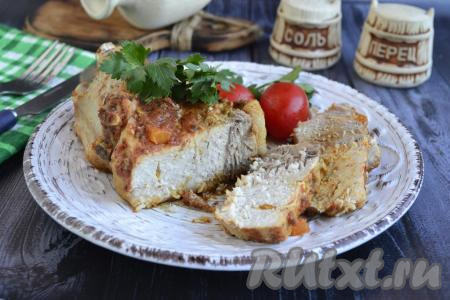 Свинина, запечённая в фольге в мультиварке