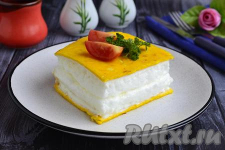 Омлет "Пуляр" на сковороде