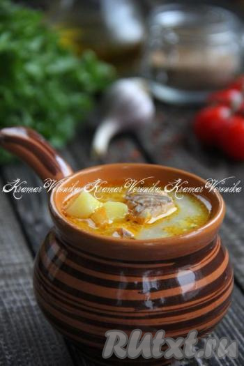 Уха по-фински из горбуши со сливками