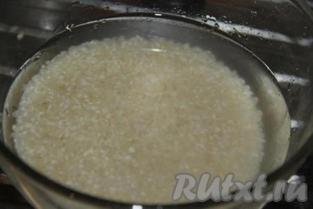 Рис для суши промыть под проточной водой.