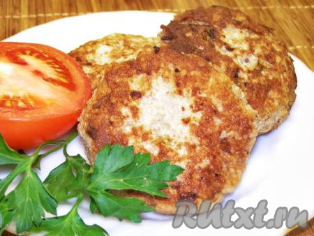 Котлеты из фарша свинины с картошкой