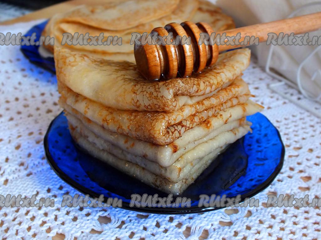 Блины дрожжевые гречишные