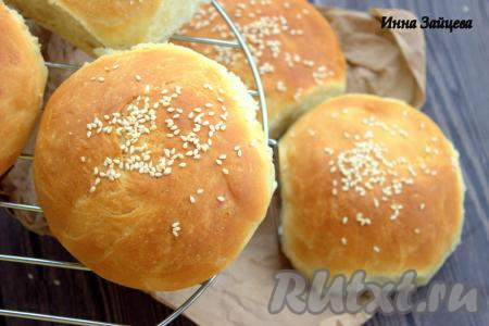 Булочки для гамбургеров в домашних условиях