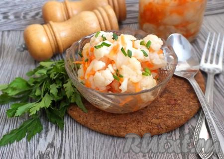 Квашеная цветная капуста