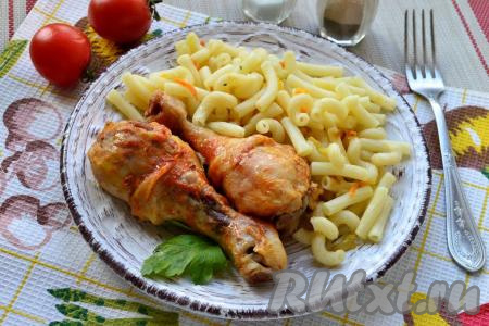 Куриные ножки в майонезе и кетчупе в духовке