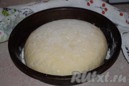 По прошествии 1,5 часов тесто хорошо увеличится в размерах и хорошо подойдёт.