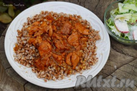 Подлива из курицы с мукой