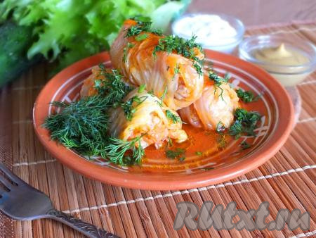 Голубцы из пекинской капусты в мультиварке