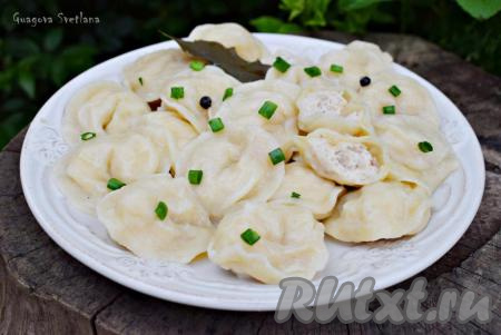 Рецепт пельменей с курицей